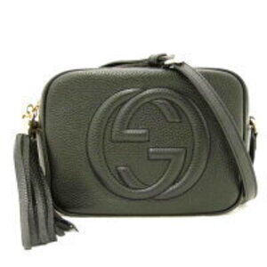 GUCCI Sawhor Disco Shoulder Bag Black
